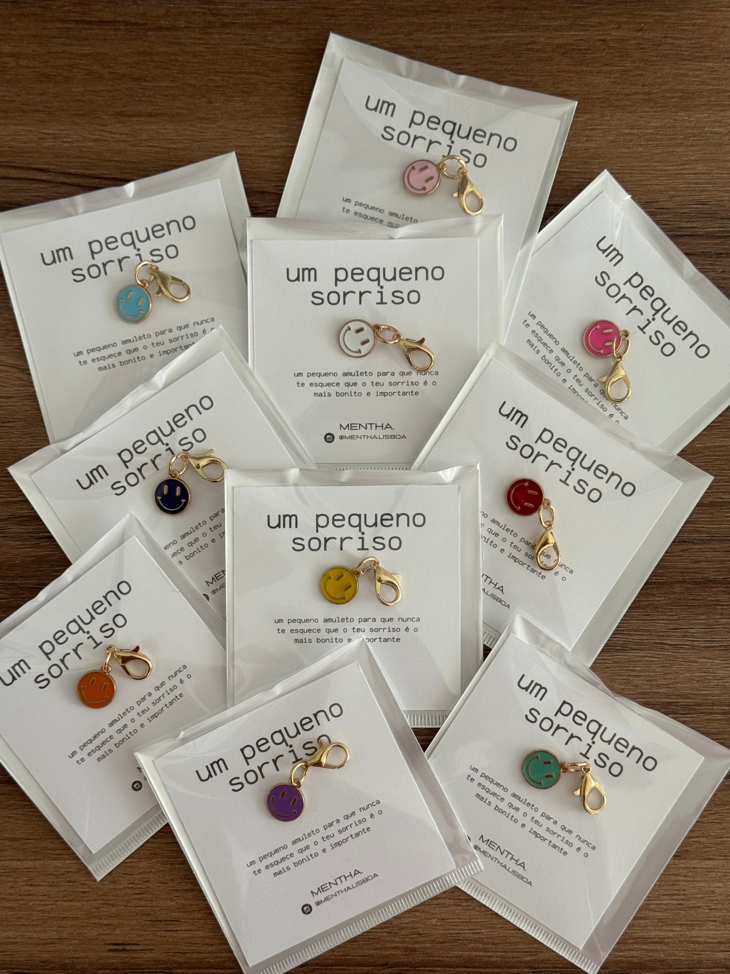 Pack 3 “um pequeno sorriso” (3 aleatórios)