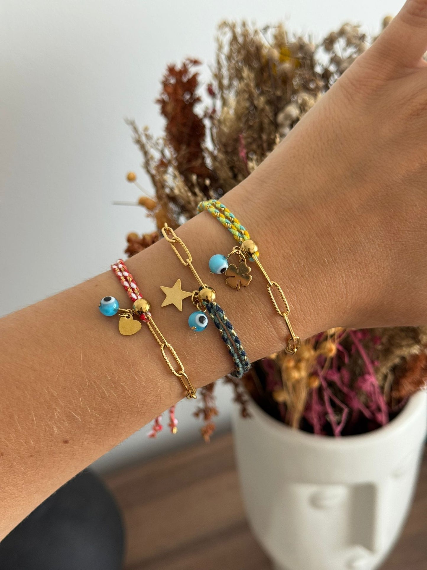 Pulseira significado em aço inoxidável