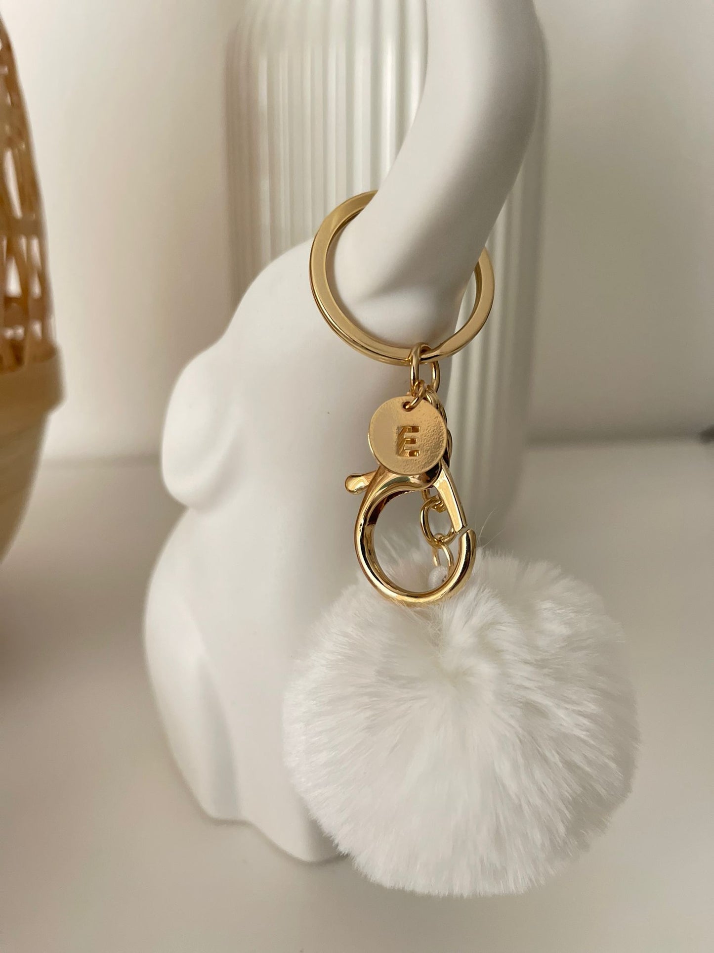 Porta-chaves com inicial | Keychain with initial