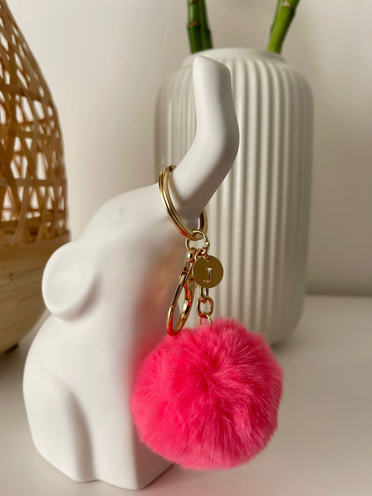 Porta-chaves com inicial | Keychain with initial