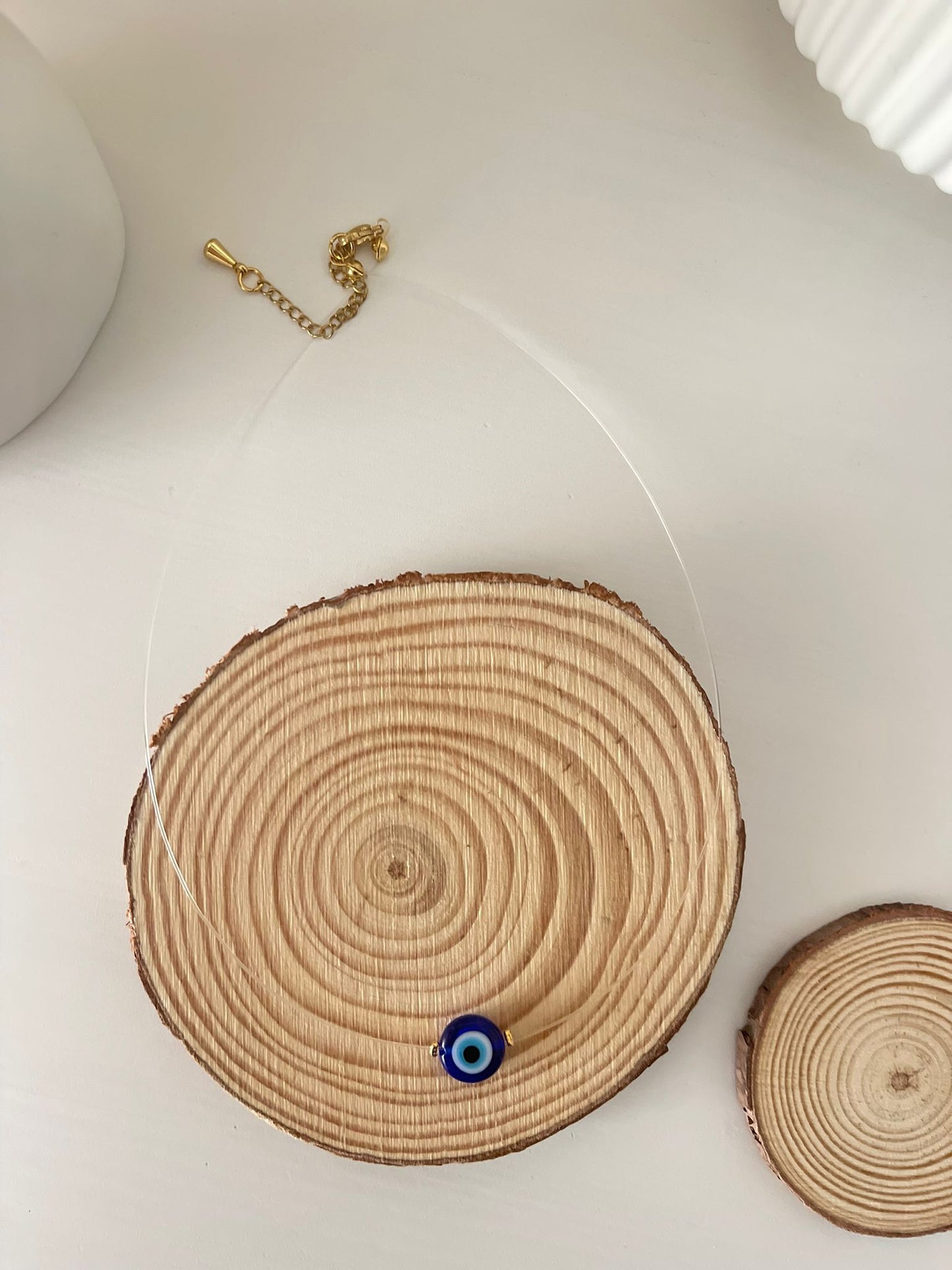 Fio minimalista com olho turco | Minimalist yarn with Turkish eye
