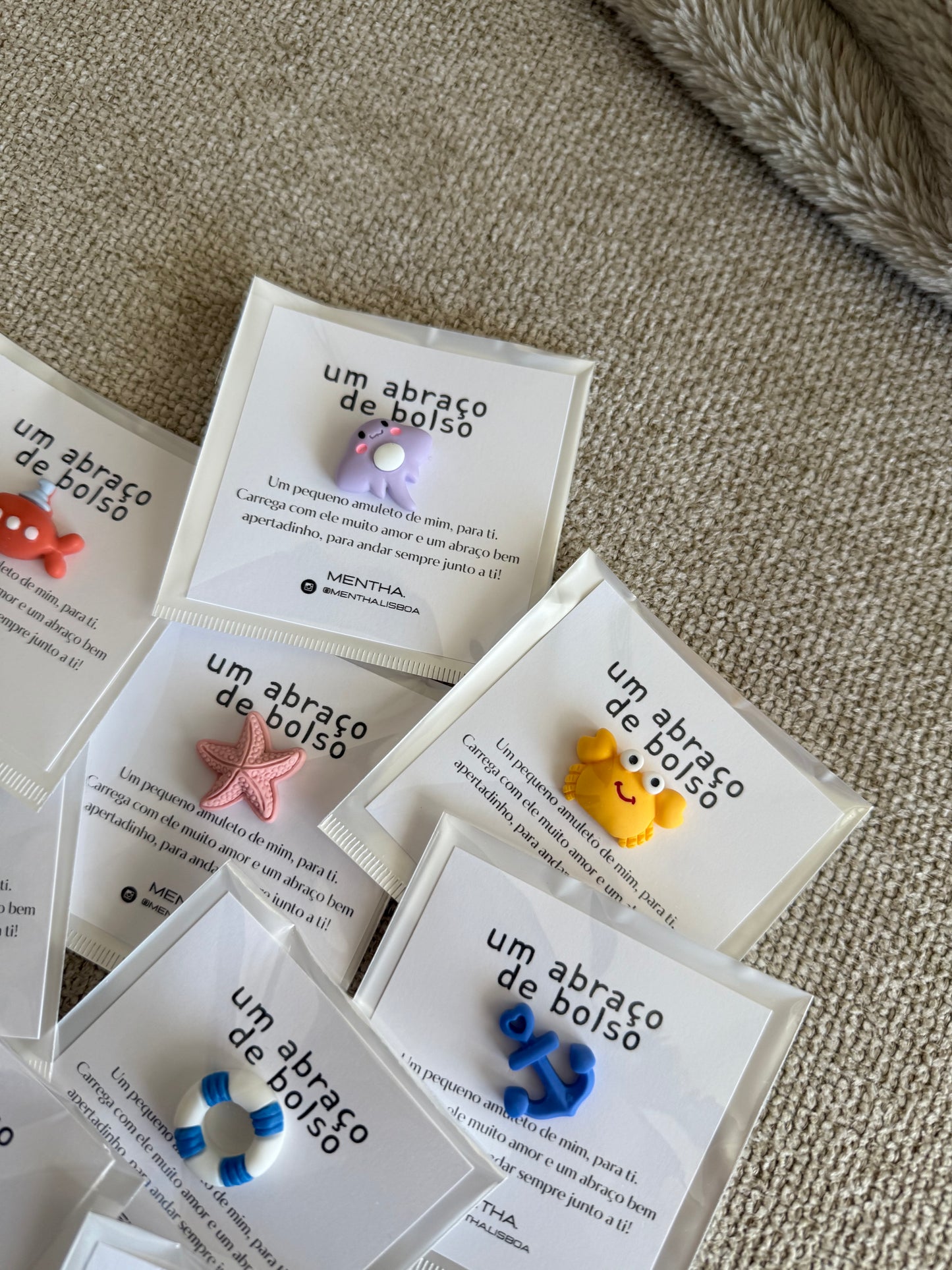 Pack of 3 charms: underwater theme 🌊