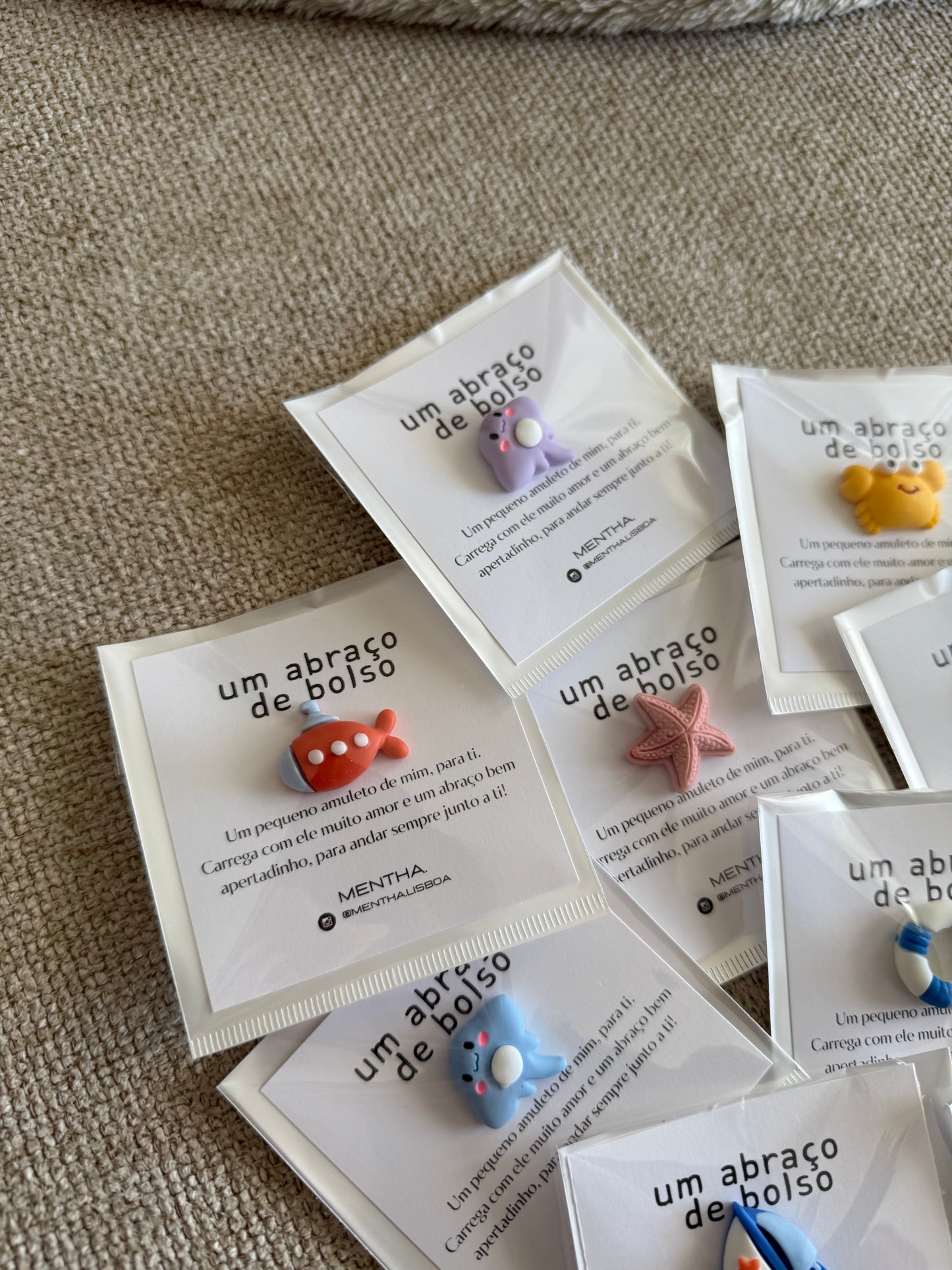 Pack of 3 charms: underwater theme 🌊