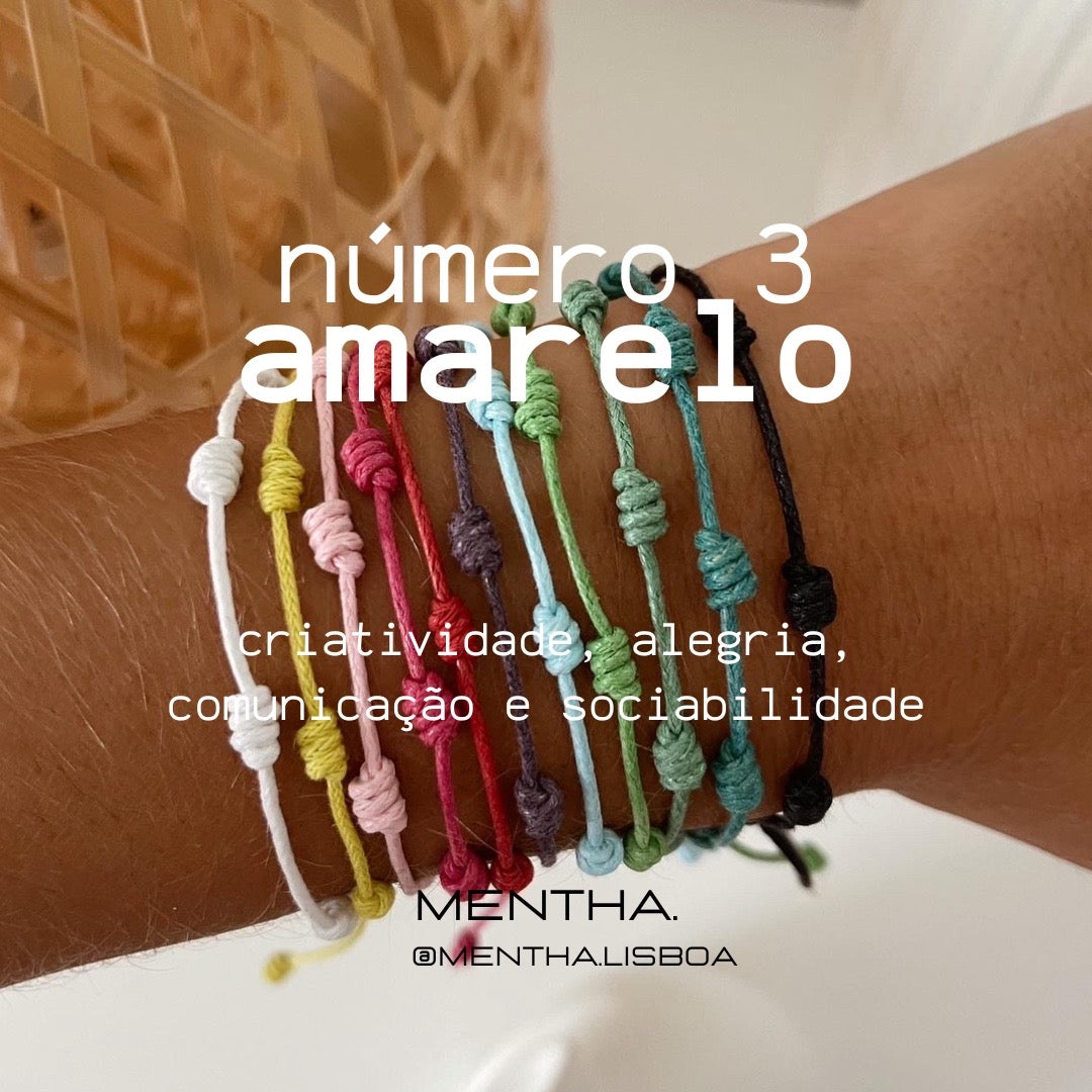 Pulseira 7 Nós: Cores 2026 🌈