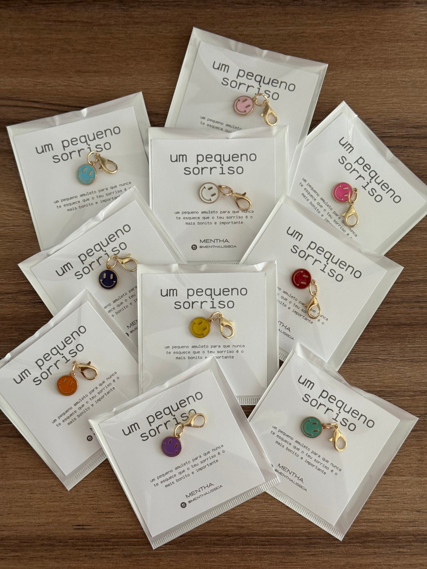 Pack 3 “um pequeno sorriso” (3 aleatórios)