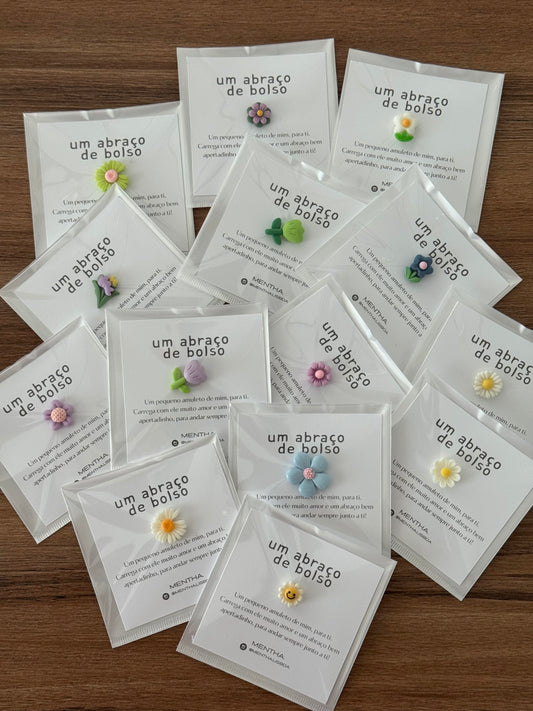 Amuletos Coleção Flores (3 aleatórios) | Amuletos Colección Flores (3 al azar)
