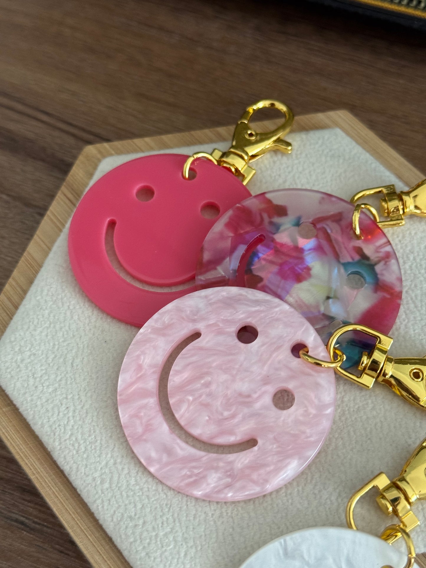 Llavero con cara sonriente 😊