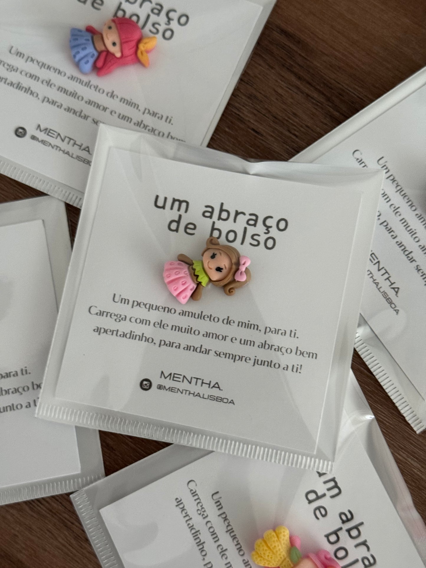 Juego de 3 charms: 3 hadas diferentes