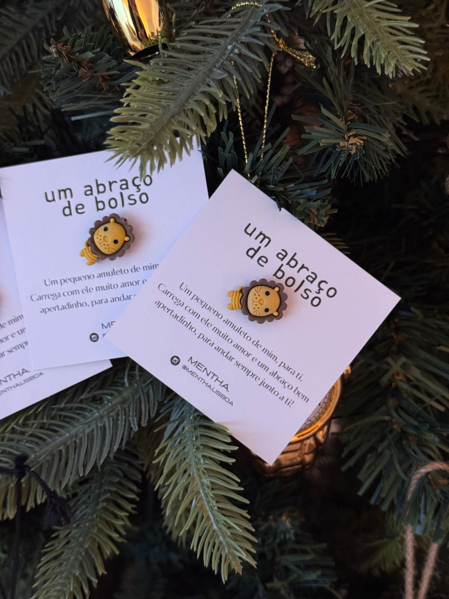 Conjunto 3 amuletos leão 🦁