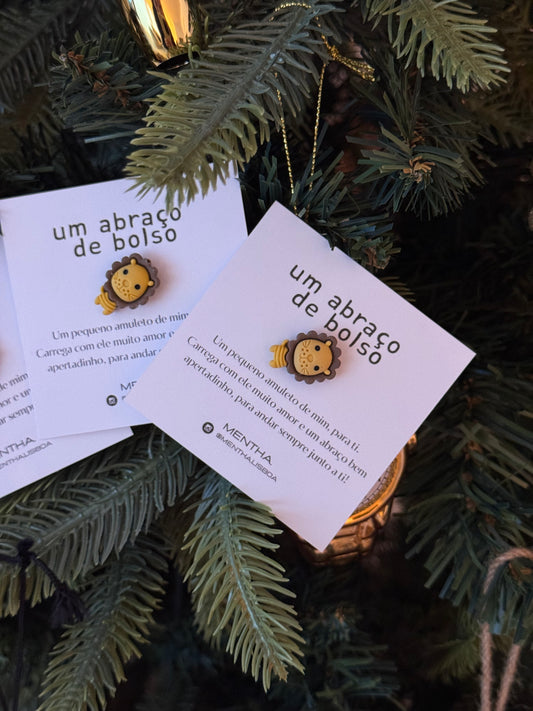 Conjunto 3 amuletos leão 🦁