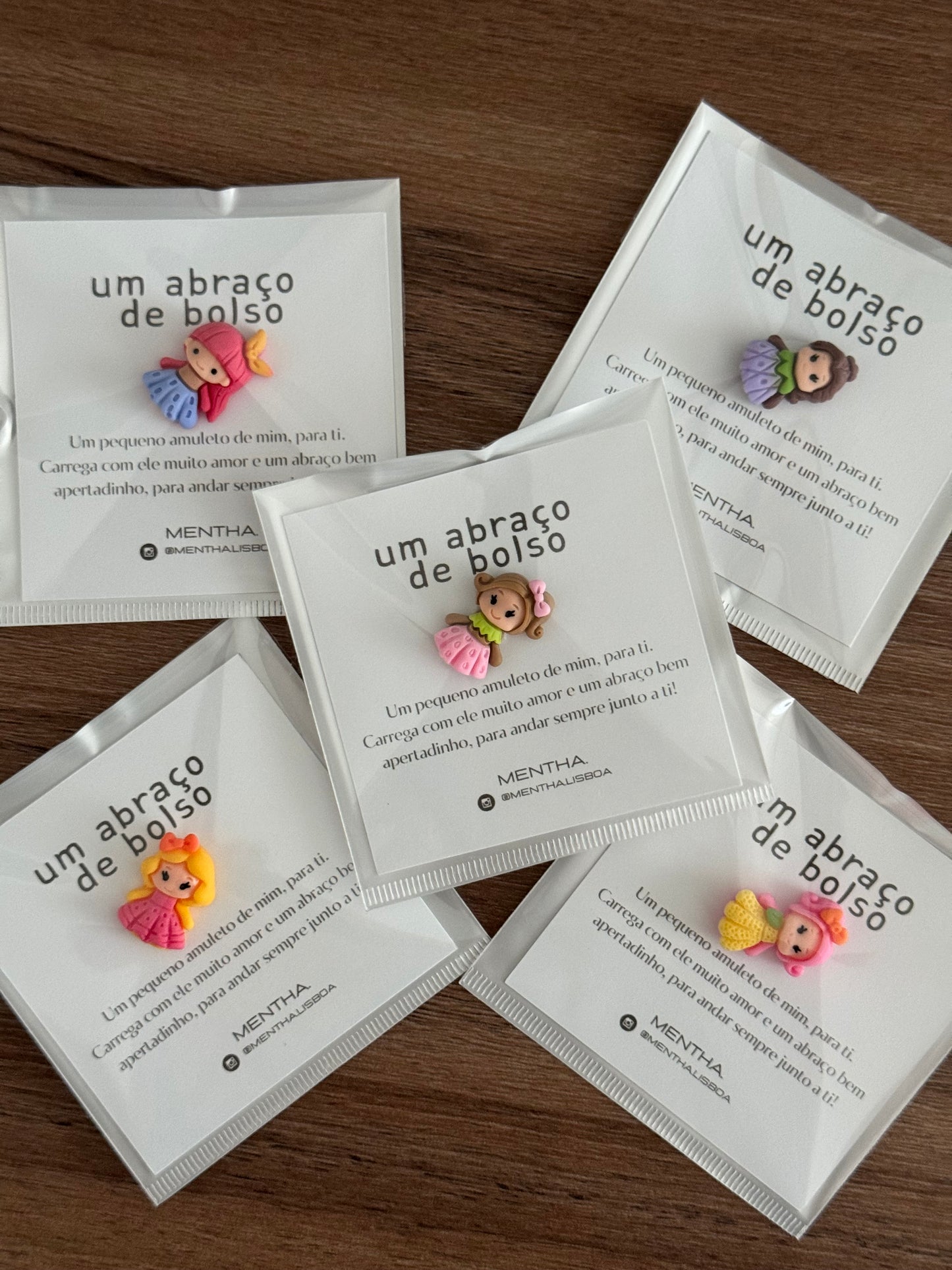 Juego de 3 charms: 3 hadas diferentes