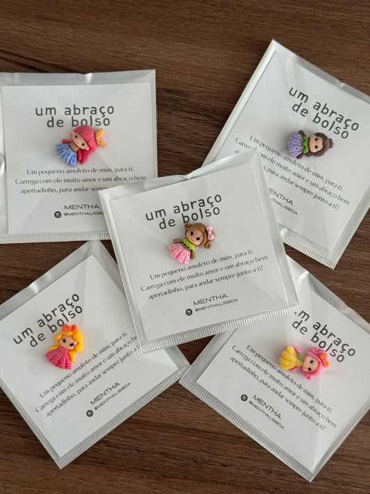 Juego de 3 charms: 3 hadas diferentes