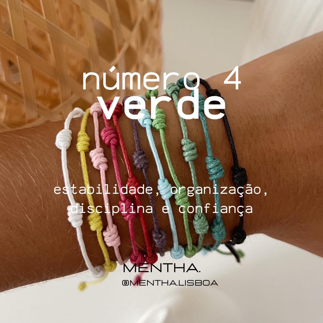 Pulseira 7 Nós: Cores 2026 🌈