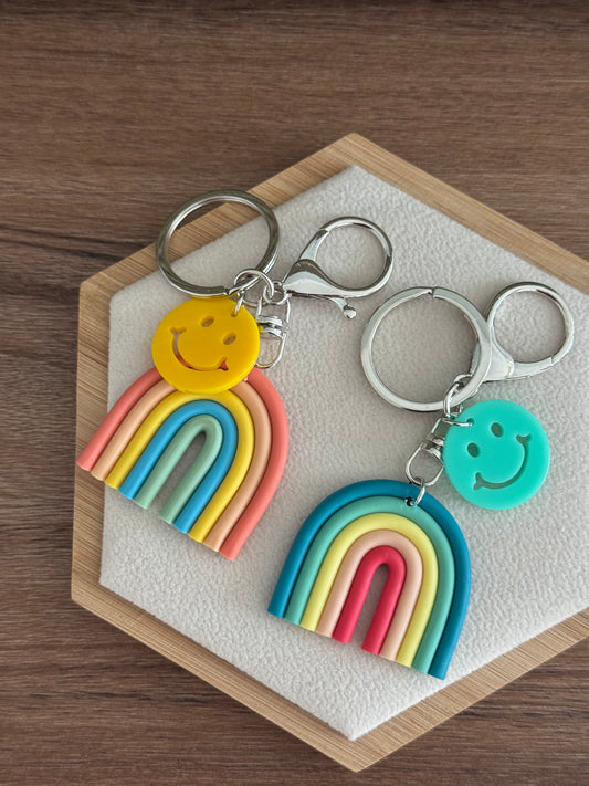 Porta-chaves arco-íris