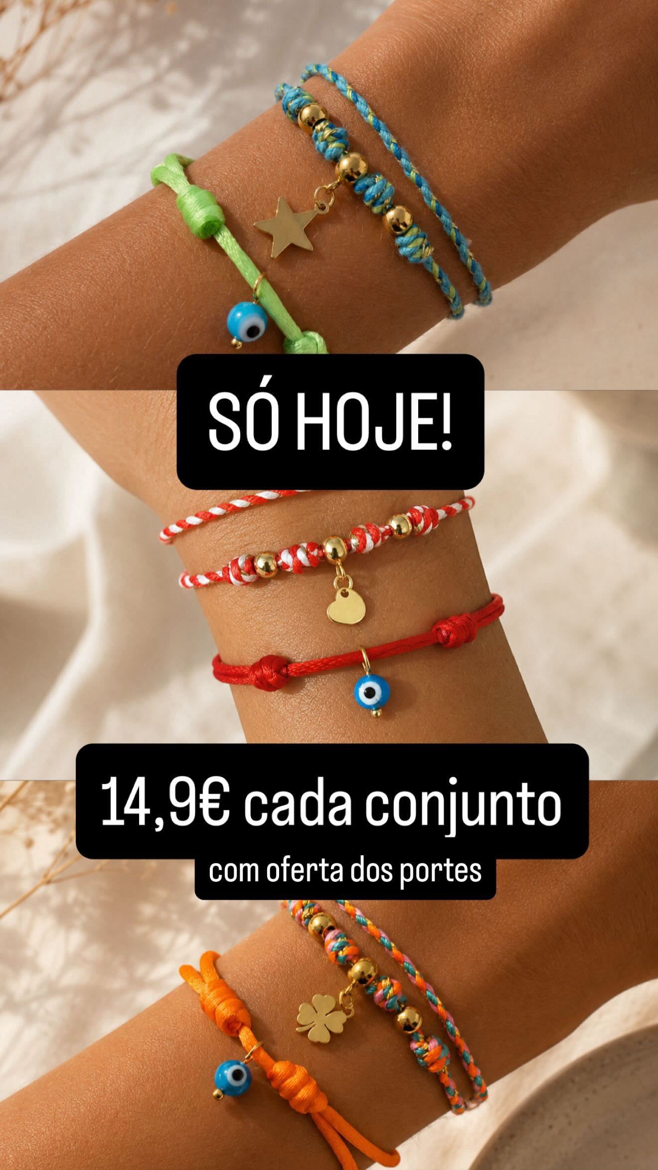 SÓ HOJE! ⭐️❤️🍀