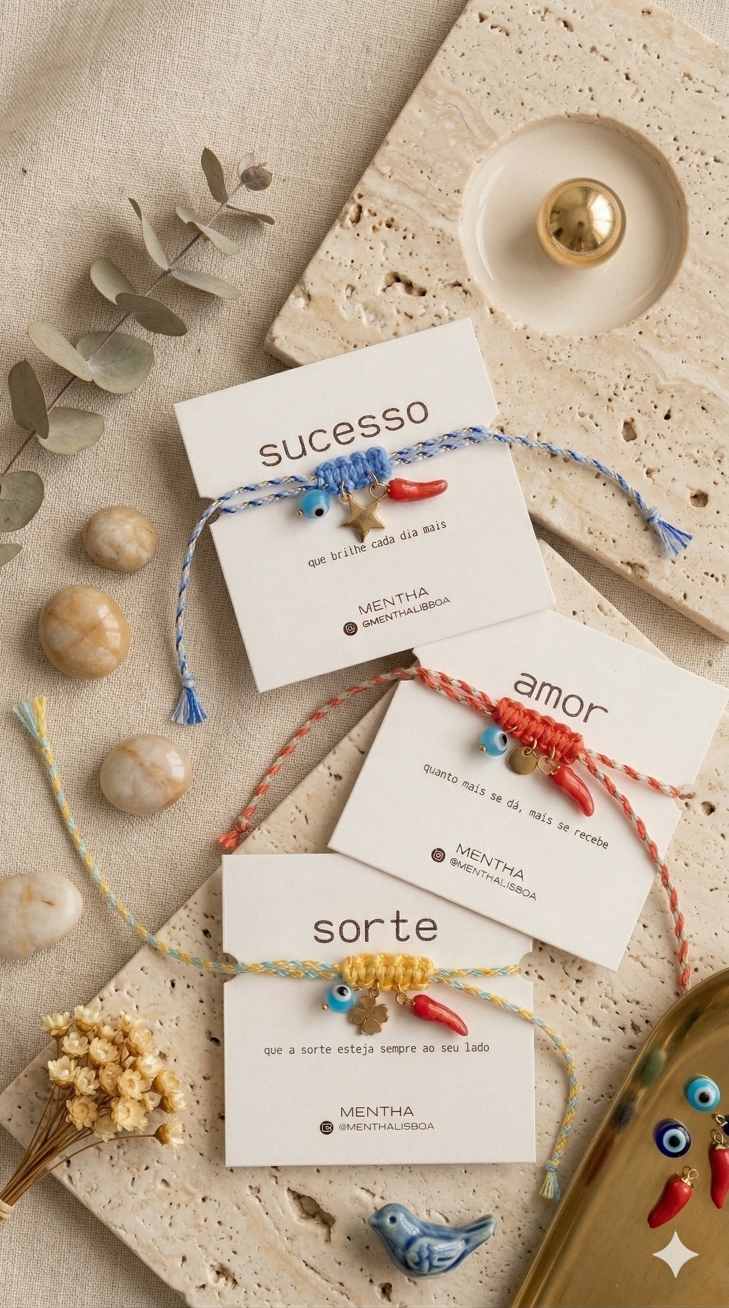 Pulseira significados: amor, sorte e sucesso
