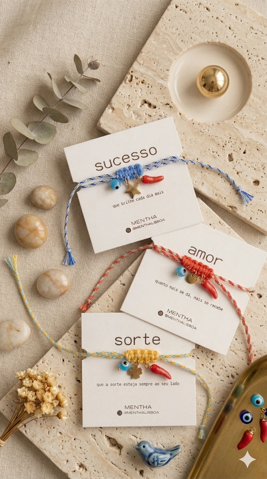 Pulseira significados: amor, sorte e sucesso
