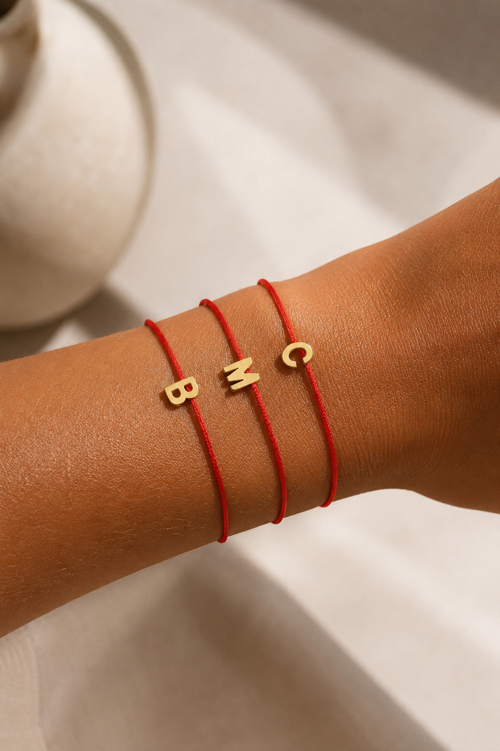 Pulseira com inicial ❤️