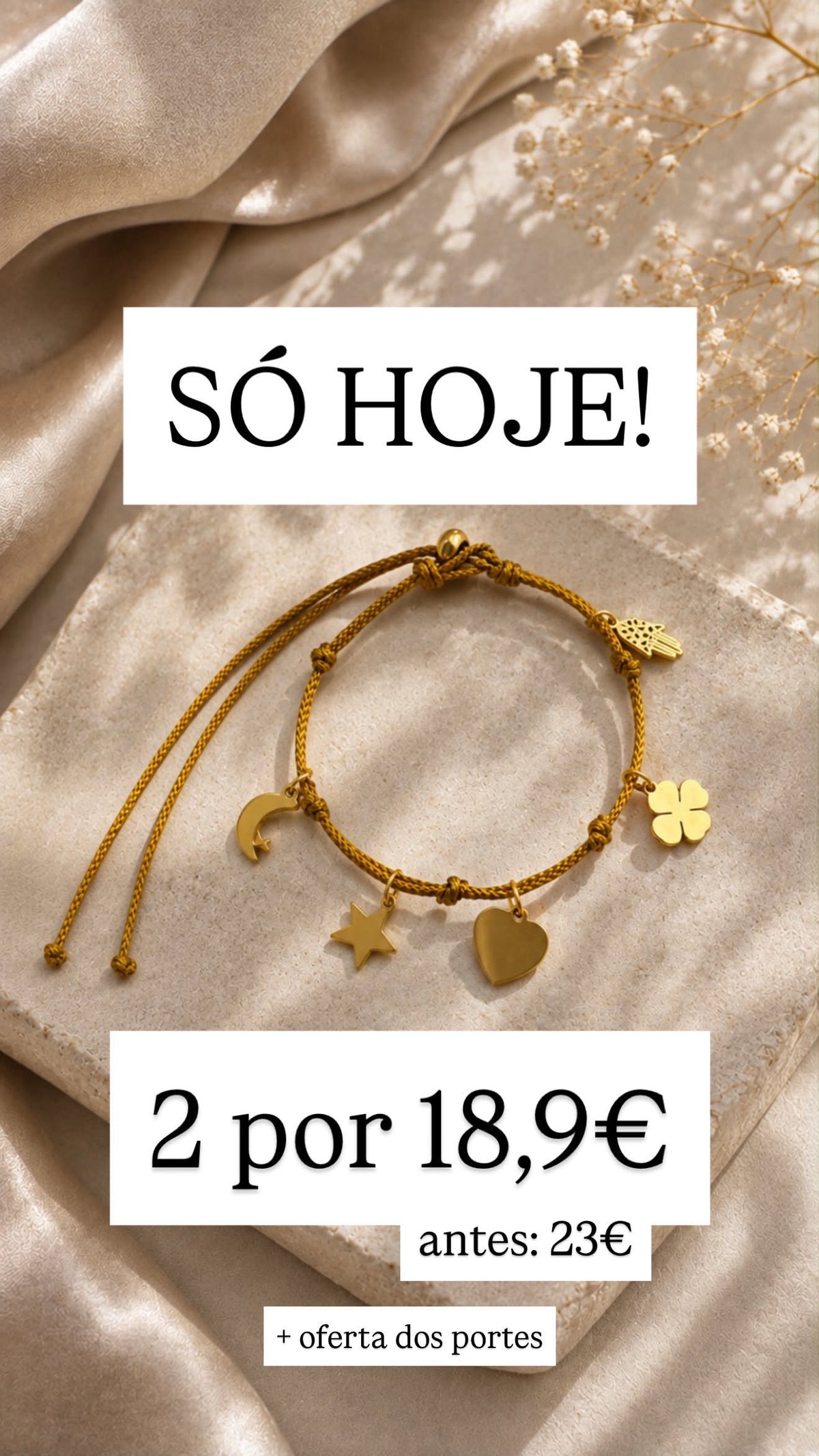 CONJUNTO 2 PULSEIRAS POR 18,9€