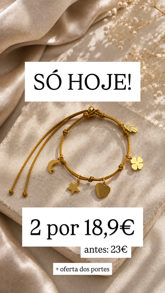 CONJUNTO 2 PULSEIRAS POR 18,9€
