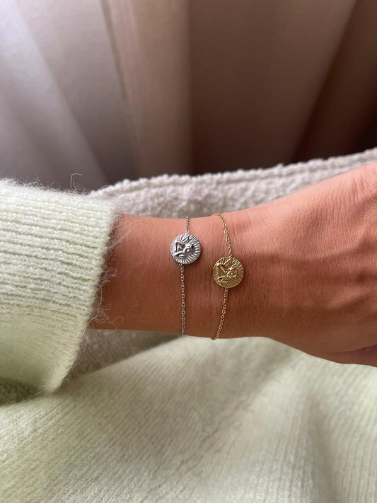 Pulseira minimalista com anjinho | Minimalist bracelet with little angel