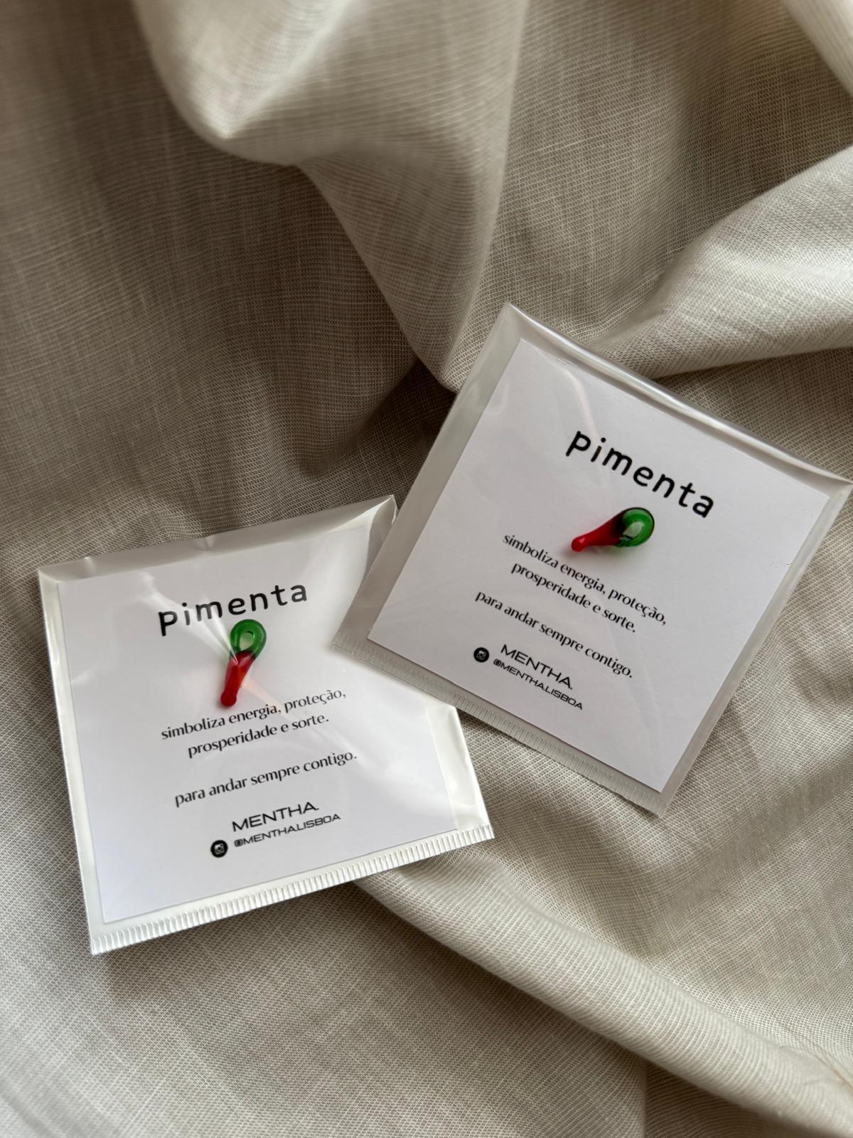 CONJUNTO DE 3: Amuleto pimenta