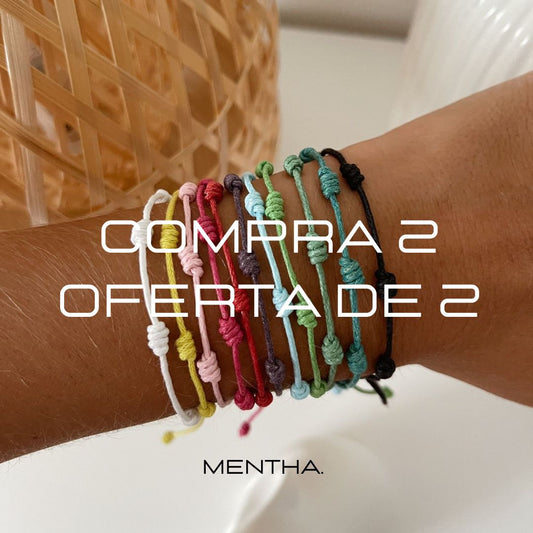 Campanha de 2 + 2 de oferta (Valor final das 4 pulseiras [2 + 2 de oferta] = 13€)