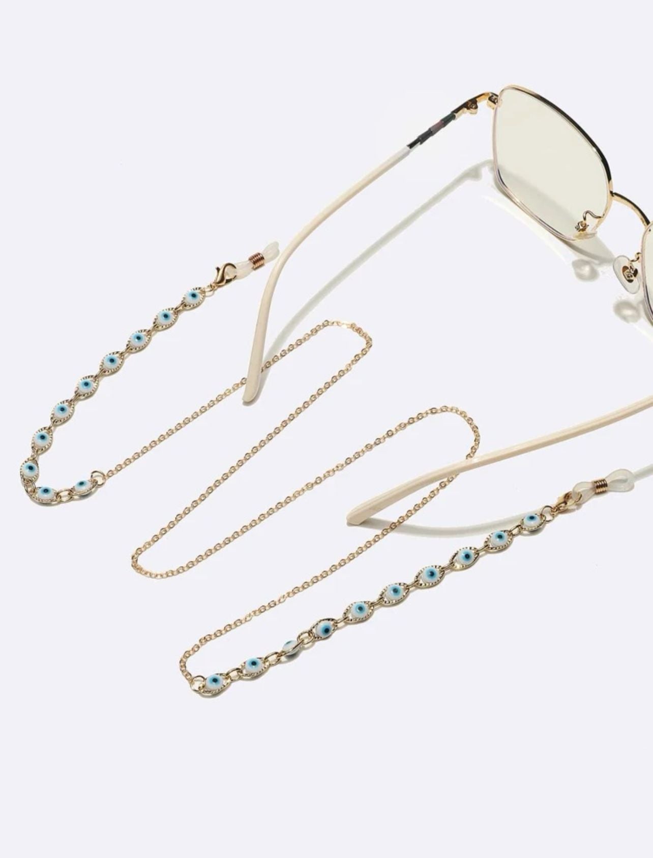 Corrente para os óculos com olhos turcos | Chain for glasses with Turkish eyes
